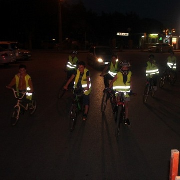 Светоотражающий жилет дорожной сигнализации XL