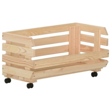 Тележка для овощей, 57x30x80 см, массив сосны Lumarko!