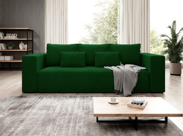 Sofa z funkcją spania STRIPES sztruks automat DL