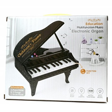 FORTEPIAN DLA DZIECI INTERAKTYWNE MINI PIANINO MUZYCZNE ORGANKI