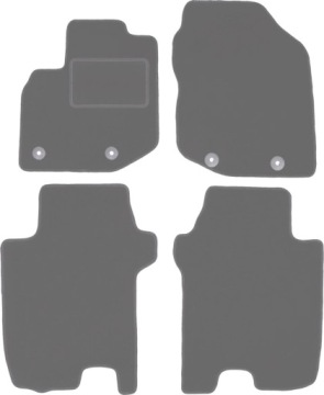 Grafitové autokoberce pro Honda City V sedan (2008-2011)