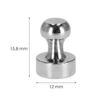 СИЛЬНЫЕ НЕОДИМОВЫЕ МАГНИТЫ ДЛЯ ДОСКИ ХОЛОДИЛЬНИКА СИЛЬНЫЙ МАГНИТ 12мм 10шт.