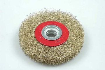 TOYA SZCZOTKA TARCZOWA 125MM,DRUT KARBOWANY