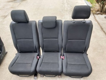 Toyota Corolla verso II fotel tył 2 rząd fotele