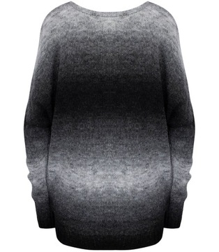 Sweter damski Ciepły Przyjemny Oversize Luźny Efekt OMBRE unisize