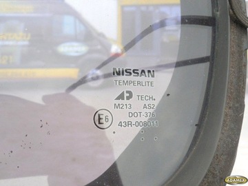 NISSAN MAXIMA 3.0 V6 96R - SKLO (OKNO) LEVÝ ZADNÍ