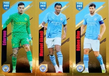 PANINI naklejki FIFA 365 2024 NAKLEJKA 87 a b c MANCHESTER CITY