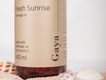МАСЛО ДЛЯ МАССАЖА GAYA FRESH SUNRISE 400 МЛ HABYS