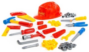 POLESIE NARZĘDZIA DZIECI WARSZTAT ZESTAW 74 EL. PL