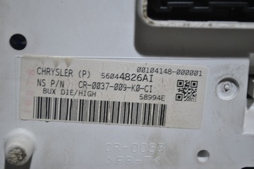 PŘÍSTROJOVÁ DESKA BUDÍKY DODGE NITRO 56044826AI