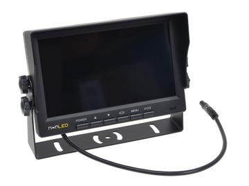 MONITOR EKRAN LCD REJESTRATOR 7'' 2x 4-PIN AHD DVR