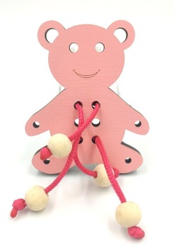 Мишка Тедди для доски сенсорных манипуляций.