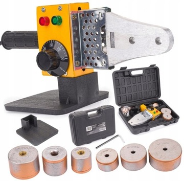 СВАРОЧНЫЙ АППАРАТ ДЛЯ ТРУБ ПВХ ПП 1850ВТ, МАТРИЦЫ 20-63ММ