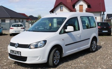 Volkswagen Caddy III Kombi Facelifting 1.6 TDI 102KM 2014 Volkswagen Caddy 1.6D 102KM przeb.163tys klima hak ksiazka 1.6 Diesel, zdjęcie 10