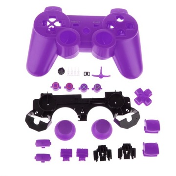 Części przycisku obudowy do Sony Purple