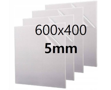 PLEKSI PLEXI PLEKSA PLEXA płyta na wymiar mleczna opal 60cm x 40cm x 5mm