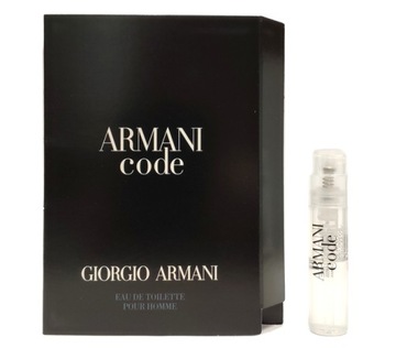 Туалетная вода Giorgio Armani Code EDT 1,2 мл Пробник