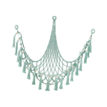 Мягкая игрушка-гамак с мягкой сеткой, макраме