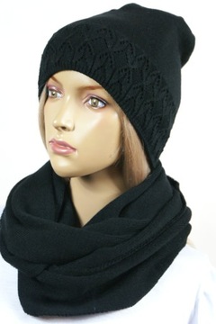 КОМПЛЕКТ ШАПКА без помпона + ЮБКА №57