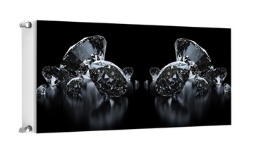 MATA MAGNETYCZNA NA GRZEJNIK 120x60 DIAMENTY FOTOTAPETA