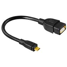 Adapter przejściówka microusb-usb hama 15cm