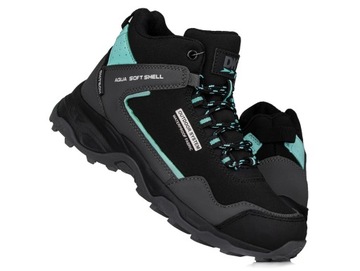 Buty damskie DK 1029 BLK/MINT D WODOODPORNE