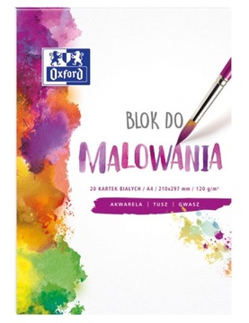 Blok do akwareli A4 Oxford