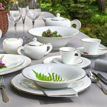 Кофейный сервиз на 12 персон NAOMI GOLD VILLA ITALIA