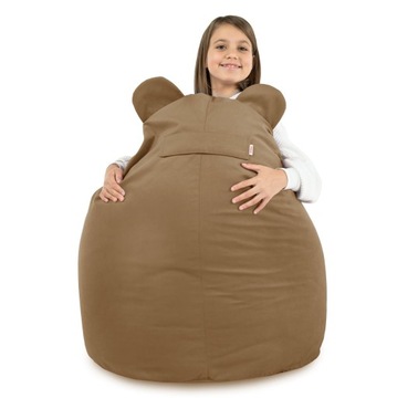 БЕЖЕВЫЙ ПУФ-КРЕСЛО ДЛЯ ДЕТЕЙ TEDDY