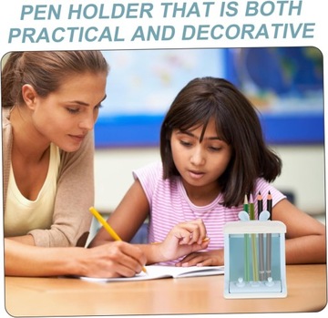 3 студенческих настольных держателя для ручек + карандаши, карандаши, карандаши, кисти для макияжа