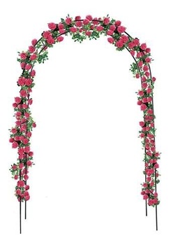 PERGOLA OGRODOWA ŁUK NA RóŻE KWIATY METALOWA 240cm