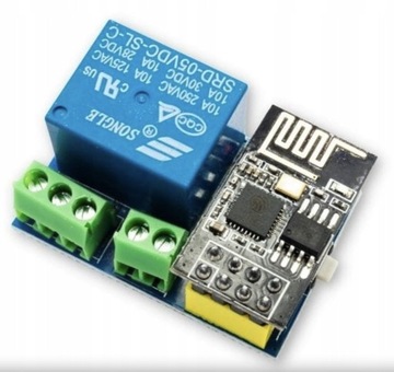 Релейный модуль 10А для Wi-Fi ESP-01S с ESP8266