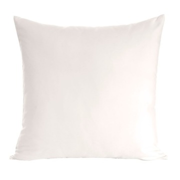 Poszewka bawełniana 40x40 biała 01 jednobarwna