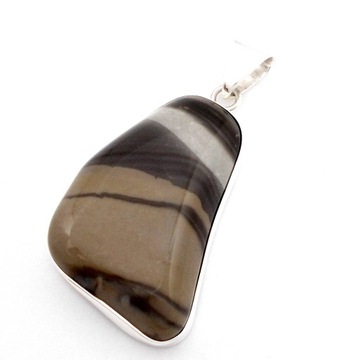 КУЛОН С ПОЛОСКИМ КРЕМЕНЕМ