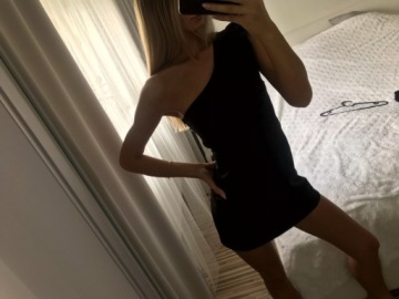ZARA 36/S АСИММЕТРИЧНОЕ ПЛАТЬЕ-КОСТЮМ