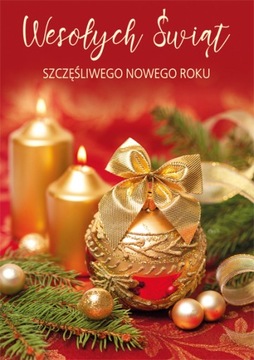 KARNET LAURKA ŚWIĘTA BOŻE NARODZENIE KOPERTA 215D