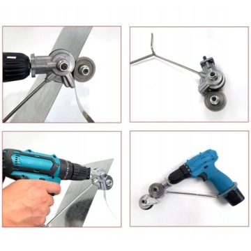 ПЕРЕХОДНИК ДЛЯ РЕЗКИ ЛИСТОВОГО МЕТАЛЛА ДЛЯ ДРЕЛЬ