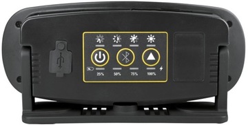 ОТРАЖАТЕЛЬ ДИНАМИК POWERBANK 3в1 2000лм BLUETOOTH