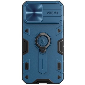 Etui Nillkin CamShield Armor TPU+PC do Iphone 13 Pro Max niebieski