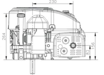 Двигатель внутреннего сгорания Loncin LC1P92F-1 для трактора
