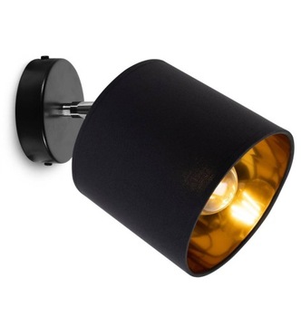 LAMPA ŚCIENNA, SUFITOWA KINKIET ZŁOTA PLAFON LED