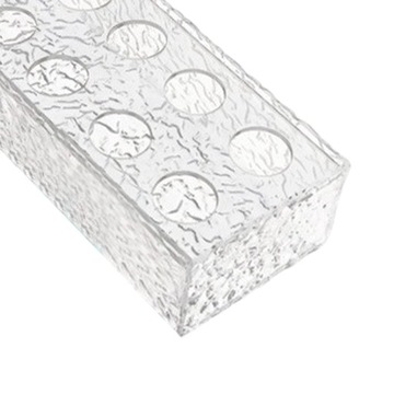 Прямоугольная ваза для цветов, растение 30смх10смх6,5см