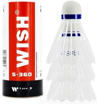 Набор из 4 ракеток, ракетки в футляре + 6 воланов для бадминтона, ТВЕРДЫЕ