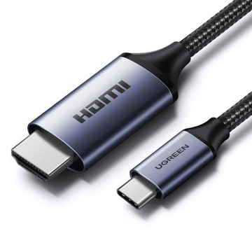USB-C - HDMI АДАПТЕР UGREEN 8K 1,5M 2 РЕЖИМА РАБОТЫ ЧЕТКОЕ ЧЕТКОЕ ИЗОБРАЖЕНИЕ