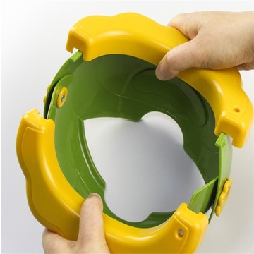 Туристический горшок Teddy Bear, складной, переносной горшок для ребенка, дорожный