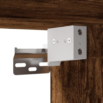 Подвесные шкафы под телевизор, 2 шт, дуб дымчатый, 57х34,