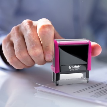 TRODAT 4912 ШТАМП ДЛЯ ДИЗАЙНА КОРПОРАТИВНОГО ЛИЧНОГО ОФИСА 6 СТРОК + ЛАСТИК