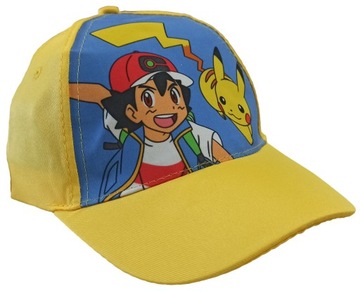 Czapka Czapeczka Pokemon Pikachu Baseballówka Ash