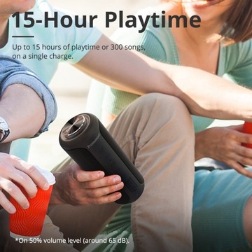 Tronsmart T6 Plus Upgraded Edition, 40 Вт, черный беспроводной динамик с обзором на 360°