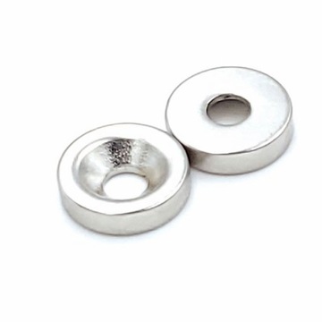 НЕОДИМОВЫЙ МАГНИТ С ОТВЕРСТИЕМ ДЛЯ ВИНТА 12х3мм круглый, цилиндрический, ОХОТНИК 10 ШТ.